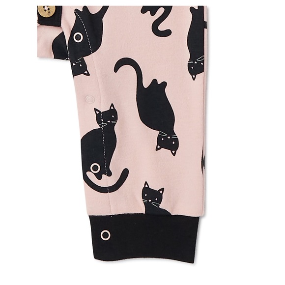 Baby Girl Cat Romper - Picture 4 of 8